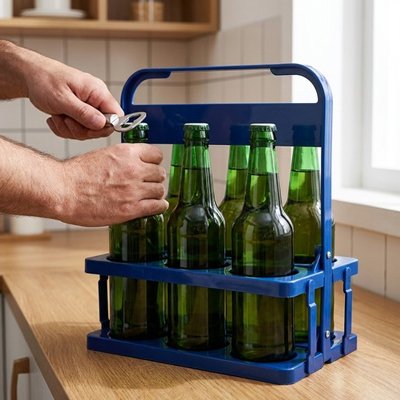 casier a bouteilles transport bières vertes