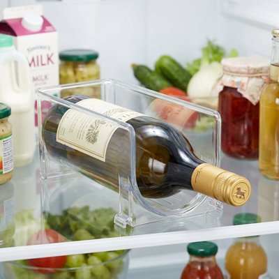 porte bouteille frigo transparent